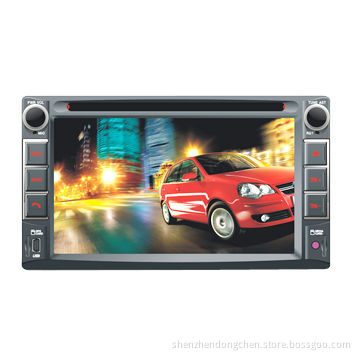 Universal Car DVD Player with 6.2" Digital Touch Screen